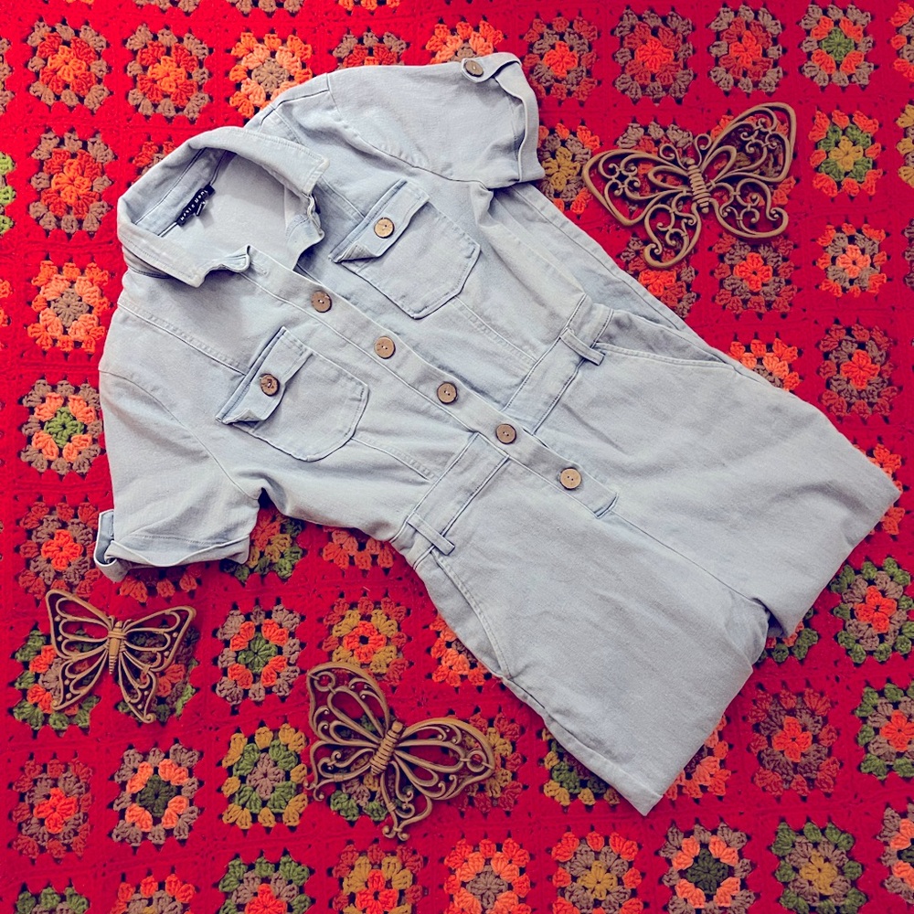 Haute Monde Size medium denim jumpsuit